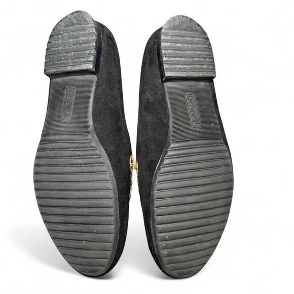 Baretraps Elliana Women’s Size 9 Loafers Black & Leopard Print Slip-On Flats - Picture 6 of 7